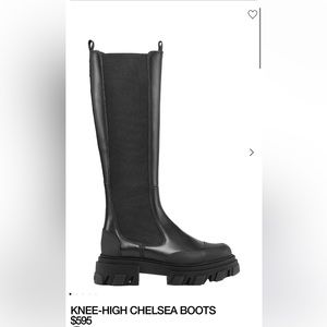 Ganni Knee High Chelsea Boots
